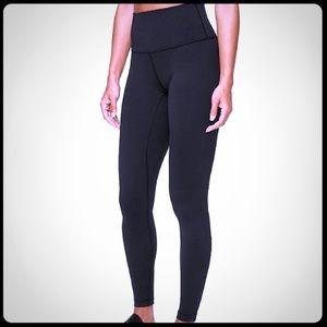 Lululemon Wonder Under Black Sz 12